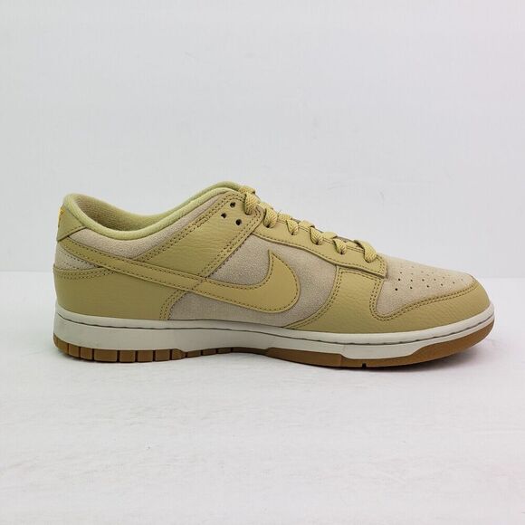 Nike Dunk Low Khaki Gum Mens Size 10.5 Womens Sz 12 Rattan Wheat Grass Shoes main image 11